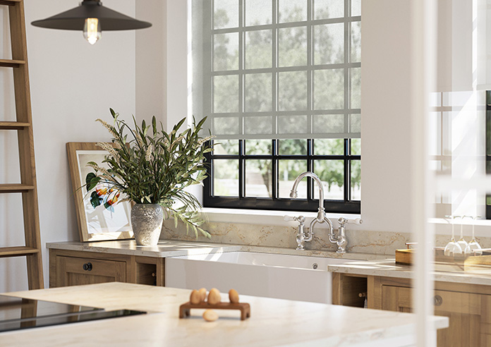 Illusion, Grey - Roller Blind - Image 5